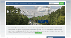 Desktop Screenshot of bi-a10-nord.de